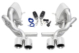 SOUL 05-08 Porsche 997.1 Carrera Valved Exhaust (non-PSE) - Polished Chrome Tips