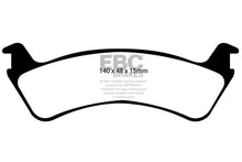Load image into Gallery viewer, EBC 00-02 Ford Explorer Sport 4.0 2WD (Phenolic PisTons) Yellowstuff Rear Brake Pads