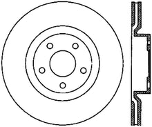 Load image into Gallery viewer, StopTech Power Slot 05-07 Cadillac XLR / 06-09 Chevy Corvette Front Left Slotted CRYO Rotors