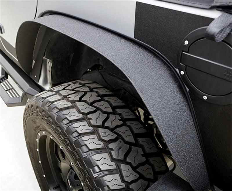 Rampage 2007-2018 Jeep Wrangler(JK) Steel Fender Flares - Slim - Black