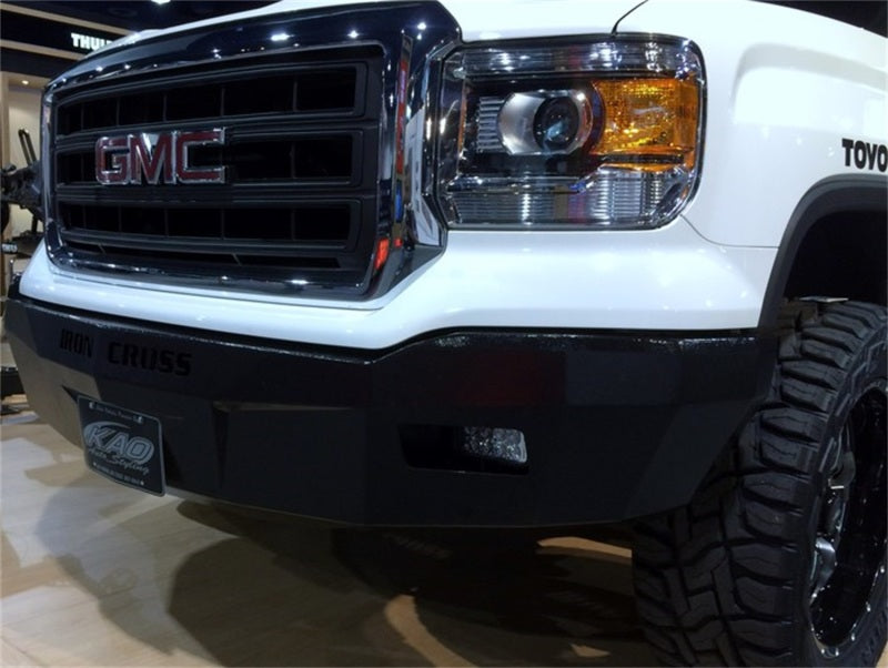 Iron Cross 14-15 GMC Sierra 1500 RS Series Front Bumper - Gloss Black