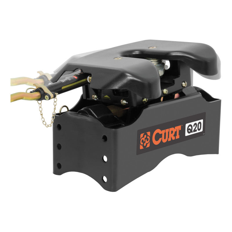 Curt Q20 5th Wheel Hitch w/Roller & Rails