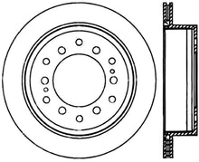 Load image into Gallery viewer, StopTech 03-09 Toyota 4 Runner / 03-09 Lexus GX470 Drilled &amp; Slotted Left Rear Cryo Rotor