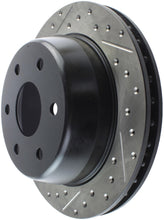 Load image into Gallery viewer, StopTech Power Slot 02-06 Escalade / 03-06 Avalance 1500 Rear Right Drilled &amp; Slotted Rotors