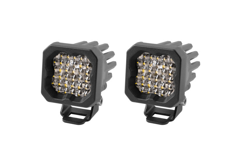 Diode Dynamics Stage Series C1 LED Pod Pro - White Flood Standard BBL (Pair)