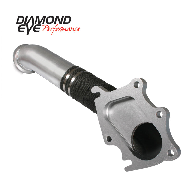 Diamond Eye TURBO-DIRECT 3in AL CHEVY LB7 DURAMAX 01-04 5 BTWN TURBO & F PIPE TRANS DIPSTICK MOD REQ