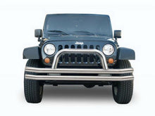 Load image into Gallery viewer, Rampage 2007-2018 Jeep Wrangler(JK) Double Tube Bumper Front - Stainless