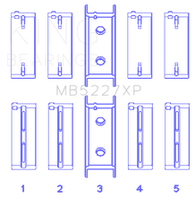 Load image into Gallery viewer, King Mitsubishi 4G63/4G64 6 Bolt 1st Gen DSM Performance Main Bearing Set - Size +0.25mm