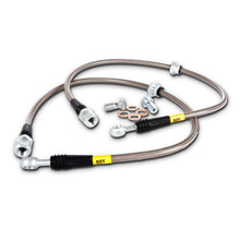 Load image into Gallery viewer, StopTech 07-08 Toyota Tundra Front Stainless Steel Brake Lines