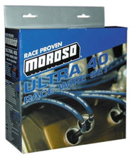 Load image into Gallery viewer, Moroso Chevrolet Big Block Ignition Wire Set - Ultra 40 - Sleeved - HEI - Straight - Black