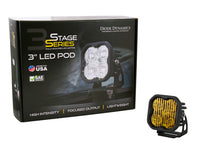 Load image into Gallery viewer, Diode Dynamics SS3 LED Pod Pro - Yellow Flood Standard (Single)