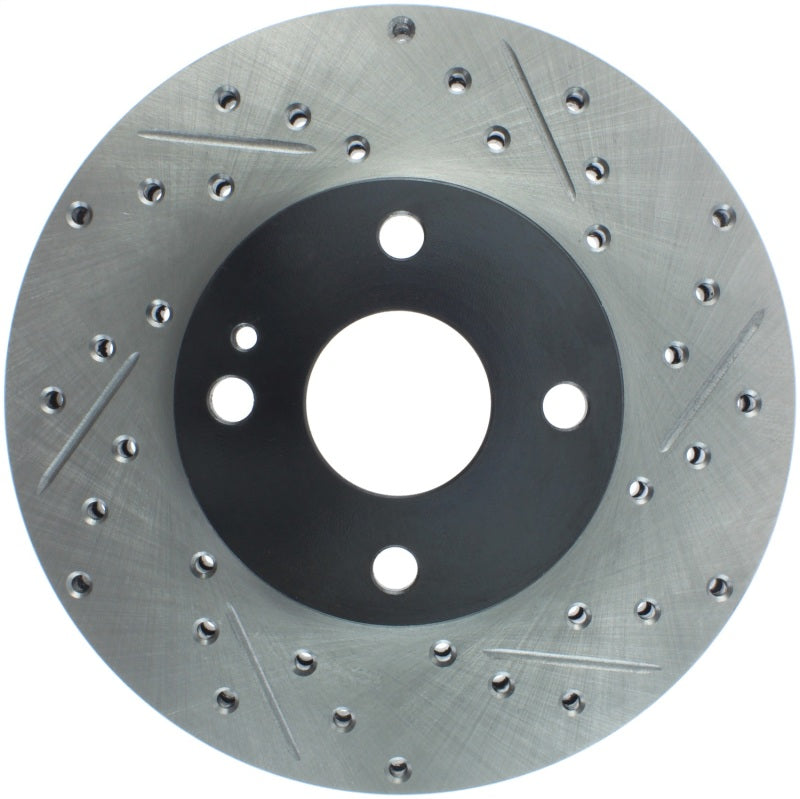 StopTech 91-03 Ford Escort ZX2 / 92-95 Mazda MX-3 Slotted & Drilled Left Front Rotors