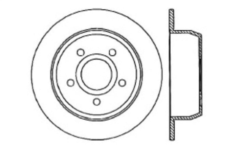 StopTech Slotted & Drilled Sport Brake Rotor