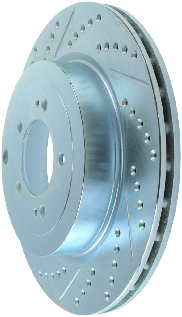 StopTech Select Sport 08-11 Mitsubishi Evo X Slotted and Drilled Right Rear Rotor