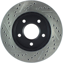 Load image into Gallery viewer, StopTech Power Slot 90-96 Buick Century / 90-96 Olds Cutlass Ciera Fr Left Drilled &amp; Slotted Rotor