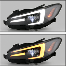 Load image into Gallery viewer, Spyder Subaru Impreza WRX 15-20 LED High-Power LED Headlights-Black PRO-YD-SWRX15LEDAP-SBSEQ-BK