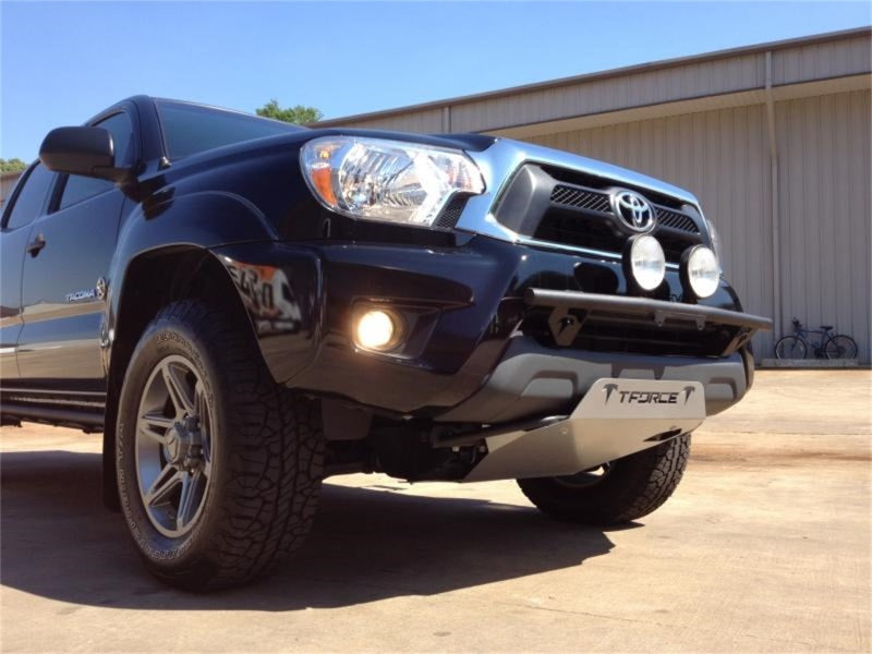 N-Fab Light Bar 12-15 Toyota Tacoma - Gloss Black - Light Tabs w/o License Plate Tabs