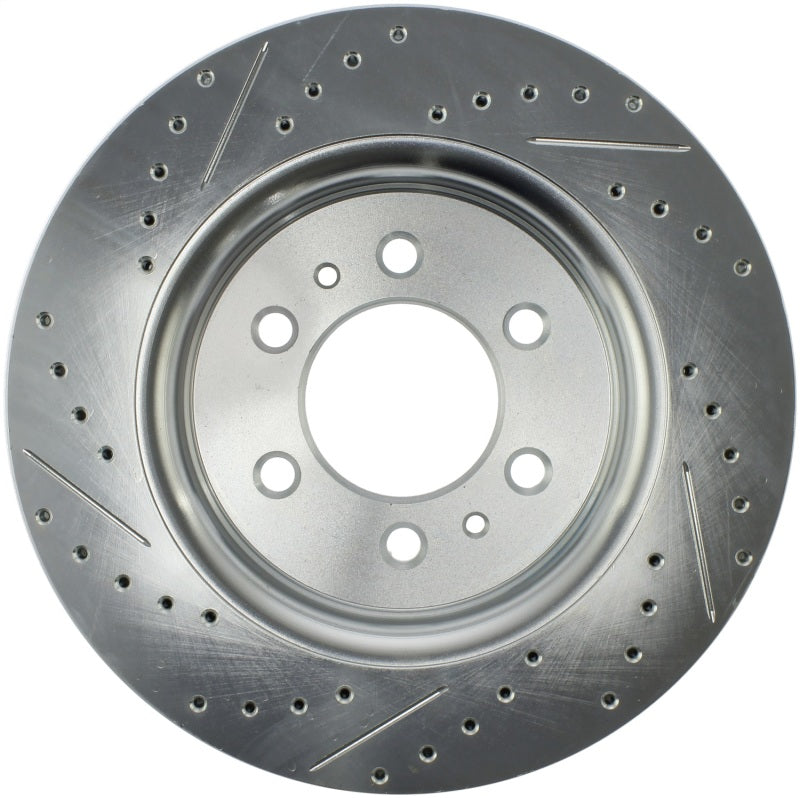 StopTech 07-17 Lincoln Navigator / Ford Expedition Sport Slotted & Drilled Left Front Brake Rotor