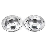 Power Stop 95-98 Nissan 200SX Front Evolution Drilled & Slotted Rotors - Pair