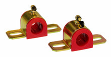 Load image into Gallery viewer, Prothane Universal 90 Deg Greasable Sway Bar Bushings - 27MM - Type B Bracket - Red