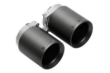 SOUL 17-19 Porsche 991.2 Carrera (w/ PSE) Bolt On Exhaust Tips - 4in Double Wall Satin Black Tips