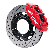 Load image into Gallery viewer, Wilwood 69-89 Porsche 911 Front Superlite Brake Kit 3.5in MT Drilled &amp; Slotted Face - Red