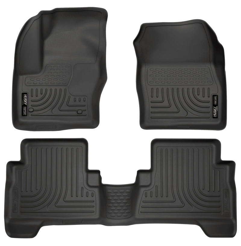 Husky Liners 2013 Ford Escape WeatherBeater Combo Black Floor Liners - GTR Auto