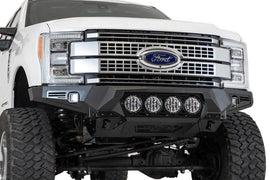 Addictive Desert Designs 17-20 Ford Super Duty Bomber Front Bumper w/ Mounts For 4 Rigid 360 6in - GTR Auto