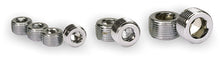 Load image into Gallery viewer, Moroso Chrome Plated Pipe Plugs - 3/8in NPT Thread - 4 Pack