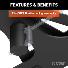 Load image into Gallery viewer, Curt X5 Gooseneck-to-5th-Wheel Adapter Plate for Double Lock
