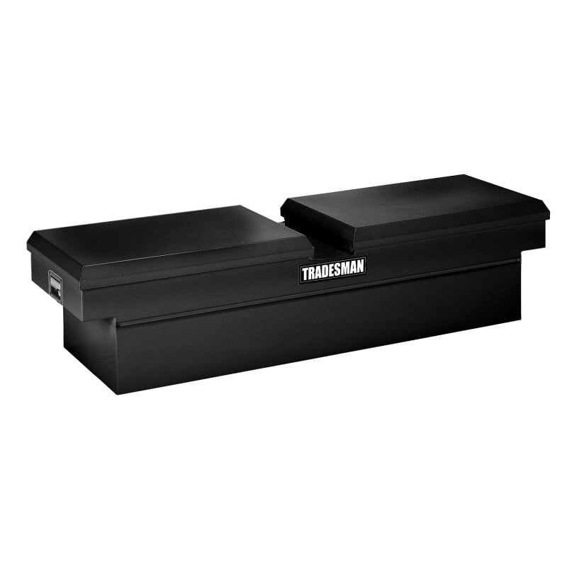 Tradesman Steel Cross Bed Truck Tool Box (70in./Side Opening) - Black