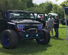 Load image into Gallery viewer, Oracle Vector Jeep Wrangler JK Grille LED Halo Kit - White SEE WARRANTY