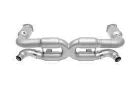 SOUL 00-05 Porsche 996 Turbo Sport X-Pipe Exhaust (iw/ 200 Cell Cats) - Reuse Factory Tips