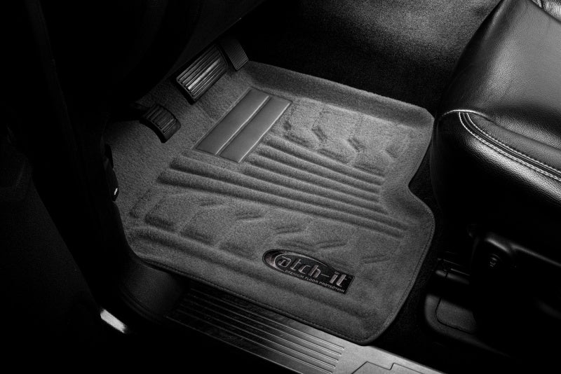 Lund 13-16 Ford F-250 Super Duty Catch-It Carpet Front Floor Liner - Grey (2 Pc.)