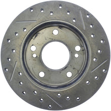 Load image into Gallery viewer, StopTech 94-96 Nissan 240SX SportStop Slotted &amp; Drilled Front Right Rotor