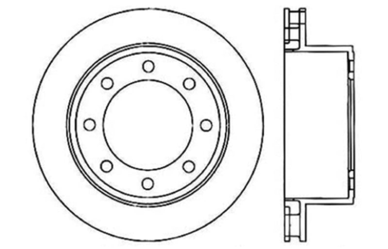 StopTech Slotted & Drilled Sport Brake Rotor