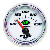 AutoMeter Gauge Water Temp 2-1/16in. 100-250 Deg. F Electric NV