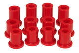 Prothane 79-93 Datsun D50 2wd Spring & Shackle Bushings - Red