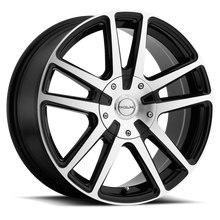 Load image into Gallery viewer, Raceline 145M Encore 18x8in / 5x114.3/5x127 BP / 40mm Offset / 72.62mm Bore - Black &amp; Machined Wheel