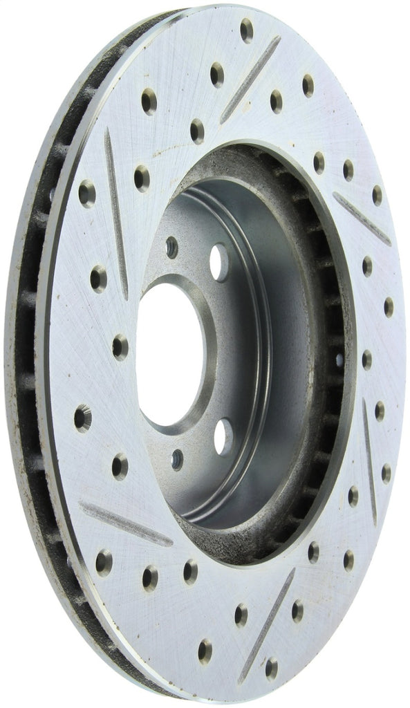 StopTech 92-95 Toyota Paseo Slotted & Drilled Left Front Brake Rotor