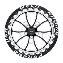 Load image into Gallery viewer, Weld S80 17x10 / 5x115 BP / 6.7in BS Black Wheel (High Pad) - Black Single Beadlock MT