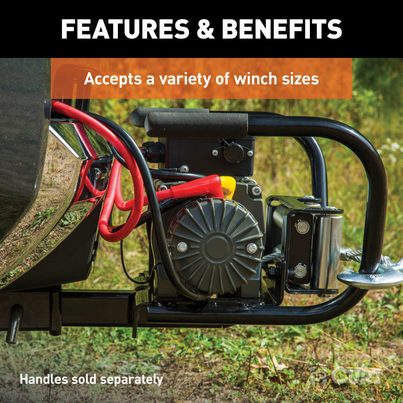 Curt Hitch-Mounted Winch Mount (Fits 2in Receiver)