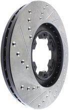 Load image into Gallery viewer, StopTech 98-03 Infiniti QX4/QX56 / 12/98-04 Nissan Pathfinder Slotted &amp; Drilled Left Front Rotor