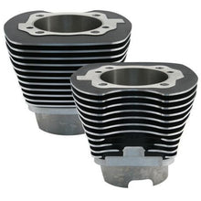 Load image into Gallery viewer, S&amp;S Cycle 2007+ BT 4-1/8in Bore 5.004in Cylinder Set - Wrinkle Black