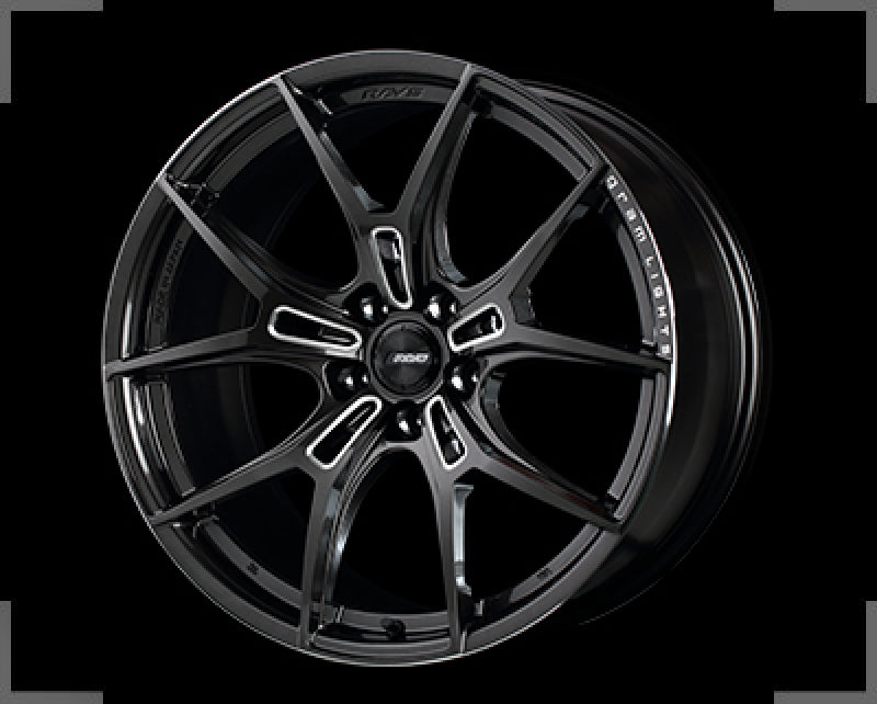 Gram Lights 57FXZ 20x11.0 +18 5x114.3 Super Dark Gunmetal and Machining Rim Edge DC Wheel