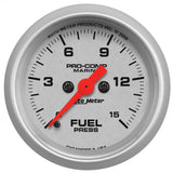 Autometer Marine 2-1/16in 15 PSI Digital Stepper Motor Fuel Pressure Gauge