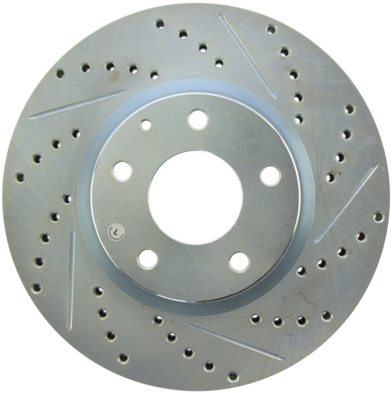 StopTech 13-15 / 17-18 Mazda CX-5 Select Sport Slotted & Drilled Front Left Rotor