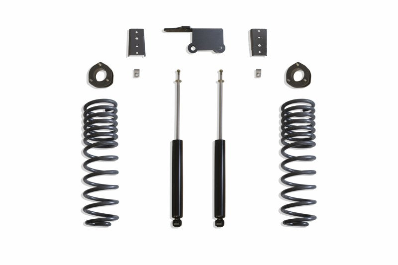 MaxTrac 2019+ RAM 1500 2WD 3in Rear Coil Spacers & Sway Bar Brackets w/Maxtrac Shocks