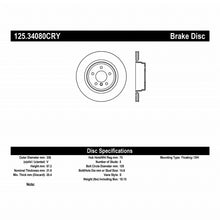 Load image into Gallery viewer, Stoptech 06 BMW 330xi/330i/07-08 335xi/07-11 335i/09-11 335ixDrive Rear CRYO-STOP Rotor