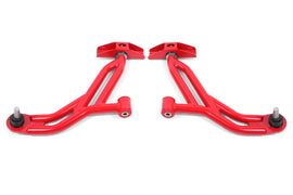 BMR Suspension 05-14 Ford Mustang Lower A-Arms - Red - Non-Adjustable - GTR Auto